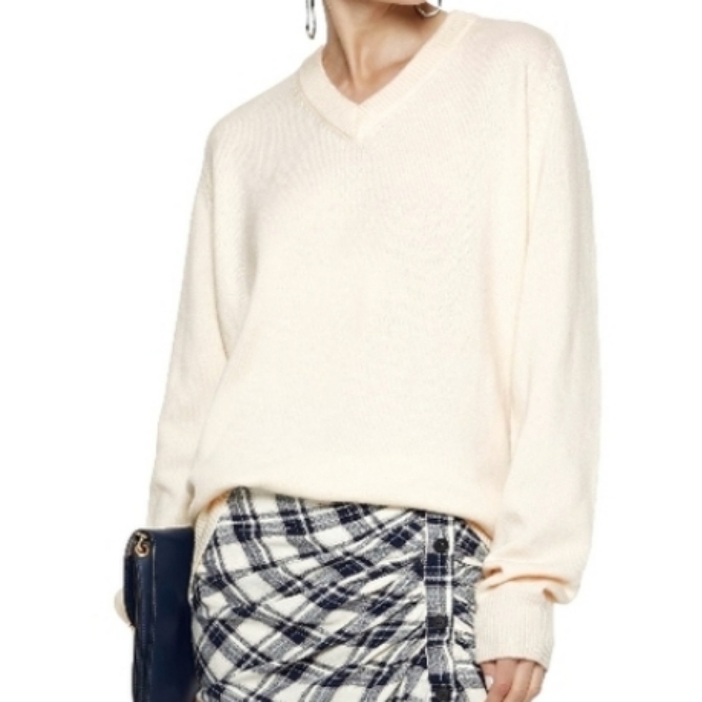 Maje Metro Wool Cashmere Sweater - Picture 1 of 9